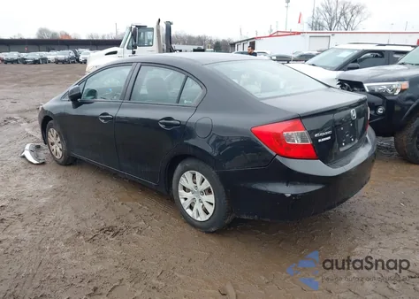 2012 Honda Civic Lx z USA, uszkodzony, nr VIN 19XFB2F58CE019491